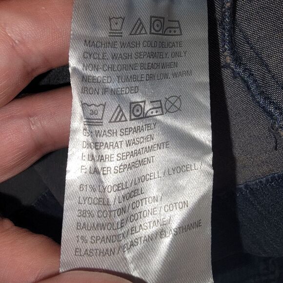 Studio Denim & Co Antique Wash Open Front Denim Summer Jacket 2x - Picture 7 of 7